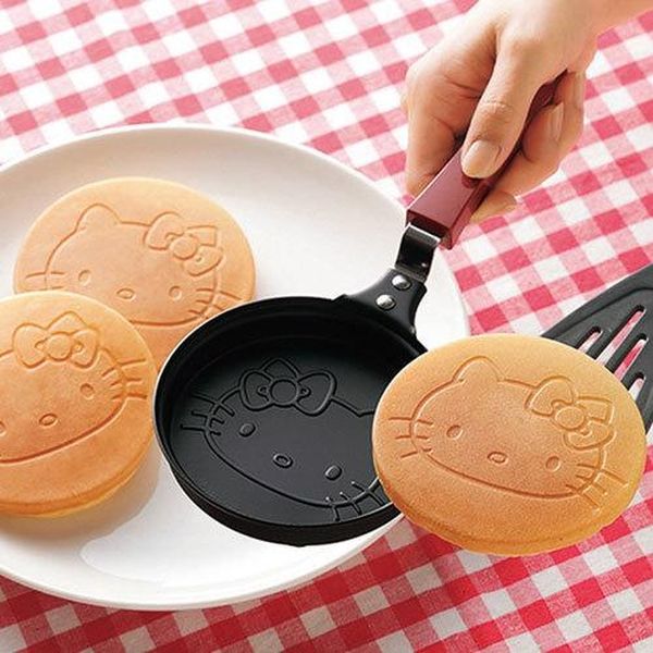 カクセー ガスコンロ専用 ハローキティ ホットケーキパン KT-HCP 1個