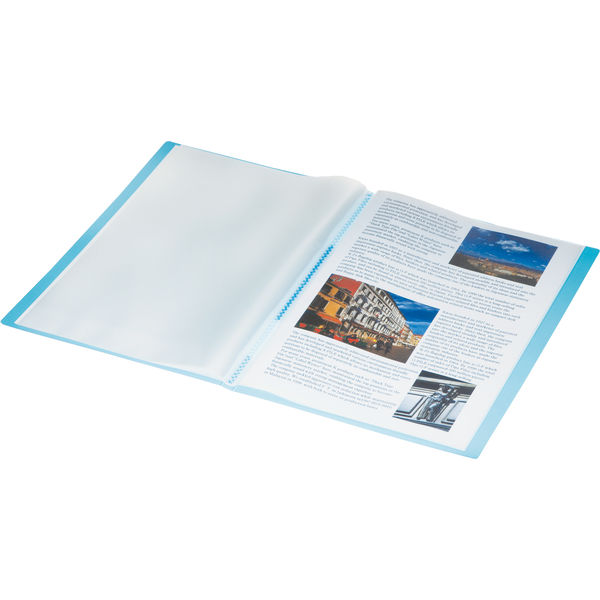 キングジム シンプリーズ クリアーファイル 固定式 透明表紙 A4タテ 40