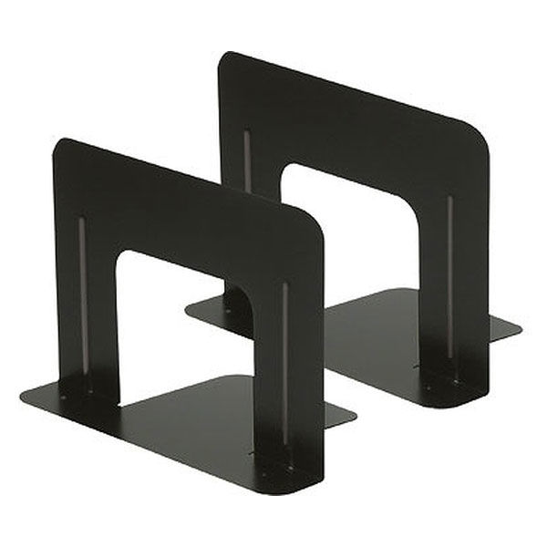 ソニック 黒 ブックエンド ワイド GP-621 1組（2個） - アスクル