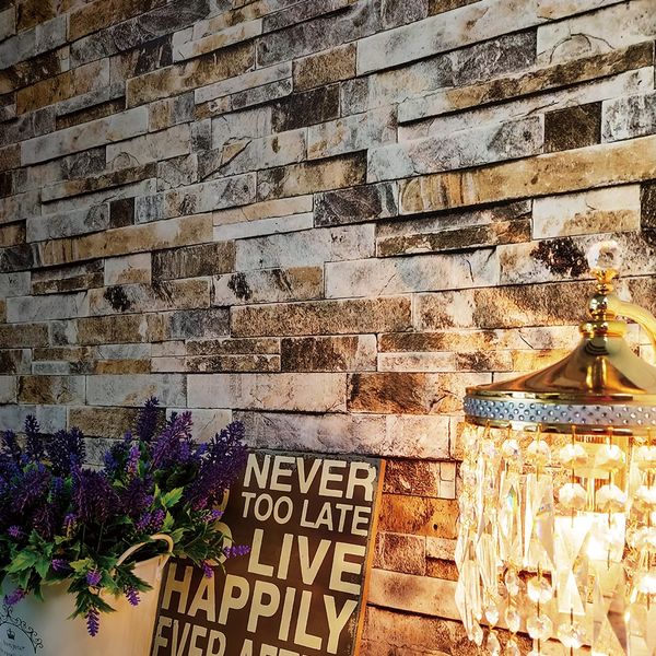 みはし 3D壁紙 3Dクロス レンガ柄 エンボス加工 53cm×10m NWP913B