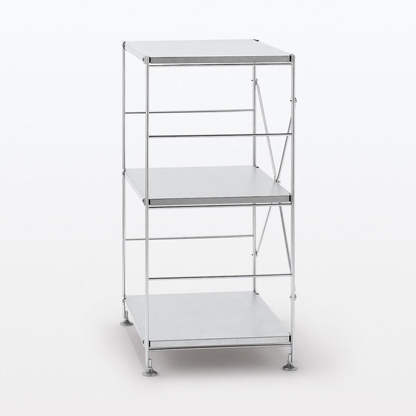 無印良品 ステンレスユニットシェルフ ステンレス棚セット 小 幅58