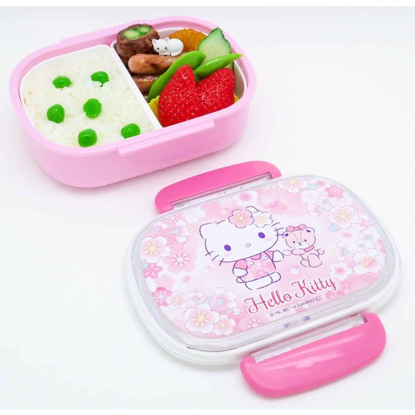 オーエスケー お弁当箱 1段 ハローキティ サクラ 360ml 中子付 ランチ