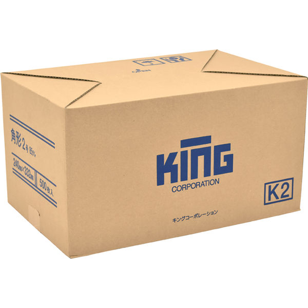 キングコーポレーション 角形2号 85g RC-100％ 180304 1箱（500枚入