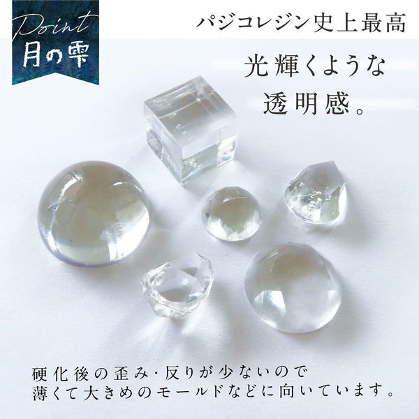 パジコ レジン液 UV-LEDレジン 月の雫 500g 透明 日本製 403326