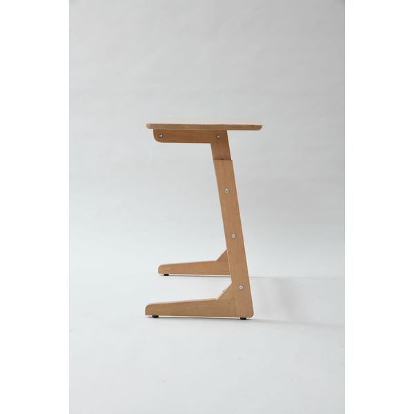 山善 YAMAZEN 高さを変えられる小机 幅750×奥行435×高さ650mm キウイ