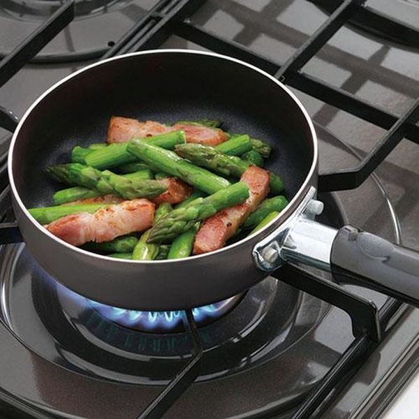 カクセー ガス火コンロ専用 ミニフライパン 18cm KN-01 1個 - アスクル