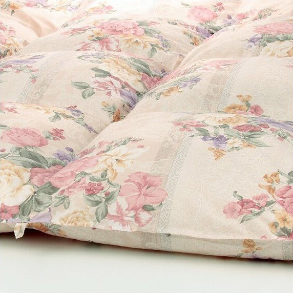 西川 羽毛掛けふとん(花柄) 31150266 1個（直送品） - アスクル