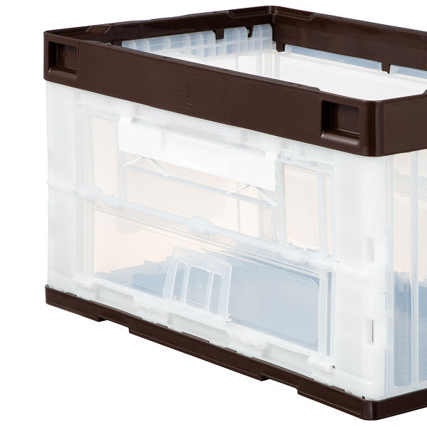 折りたたみコンテナ】 アスクル他 扉付き折りたたみコンテナセット