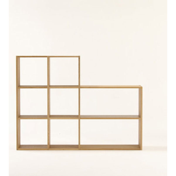 無印良品 スタッキングシェルフ ワイド 追加2段 オーク材 幅79.5×奥行