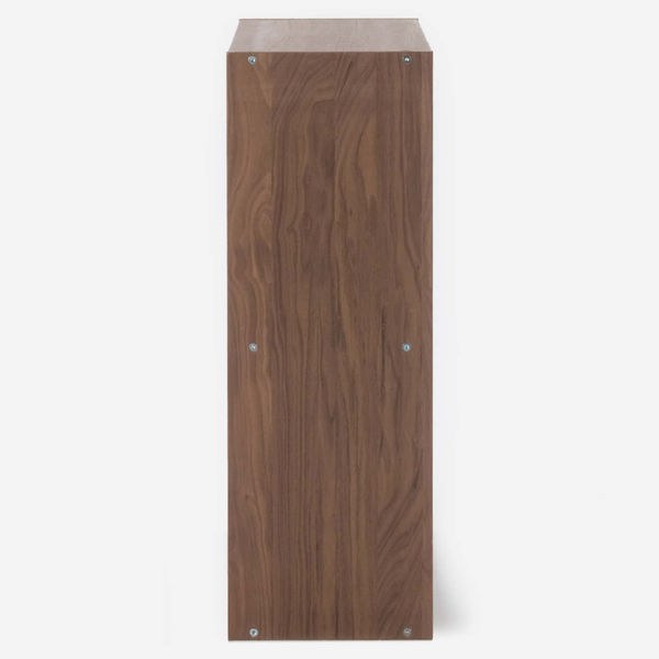 無印良品 スタッキングシェルフ ワイド 追加2段 ウォールナット材 幅