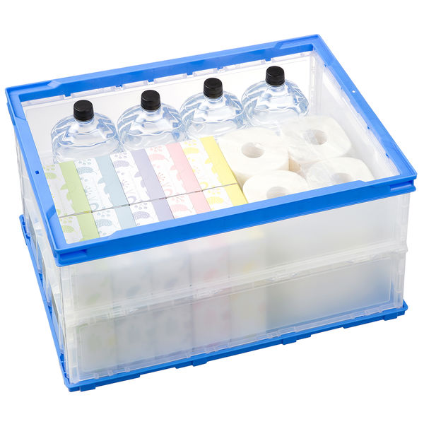 折りたたみコンテナ】 アスクル 「現場のチカラ」 ペタンコO-50B