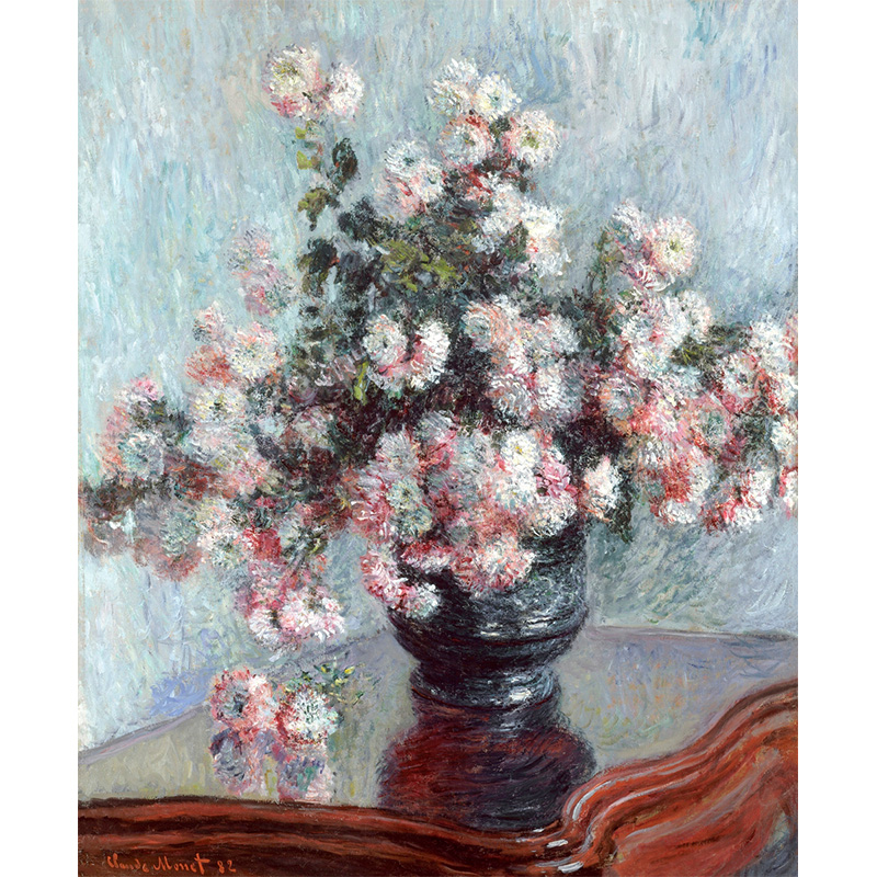 ボクらのアート / 菊の花 Chrysanthemums (1882) - クロード・モネ