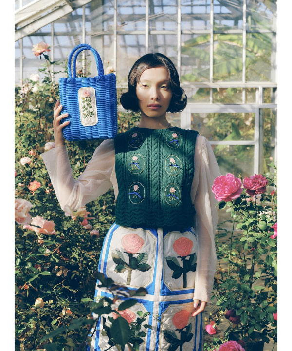 BEAMS COUTURE（ビームス クチュール）RURU MARY'S / 手刺繍のプチかご