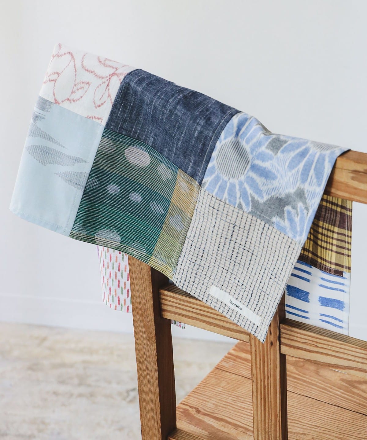 fennica（フェニカ）久留米絣 パッチワークバンダナクロス（インテリア