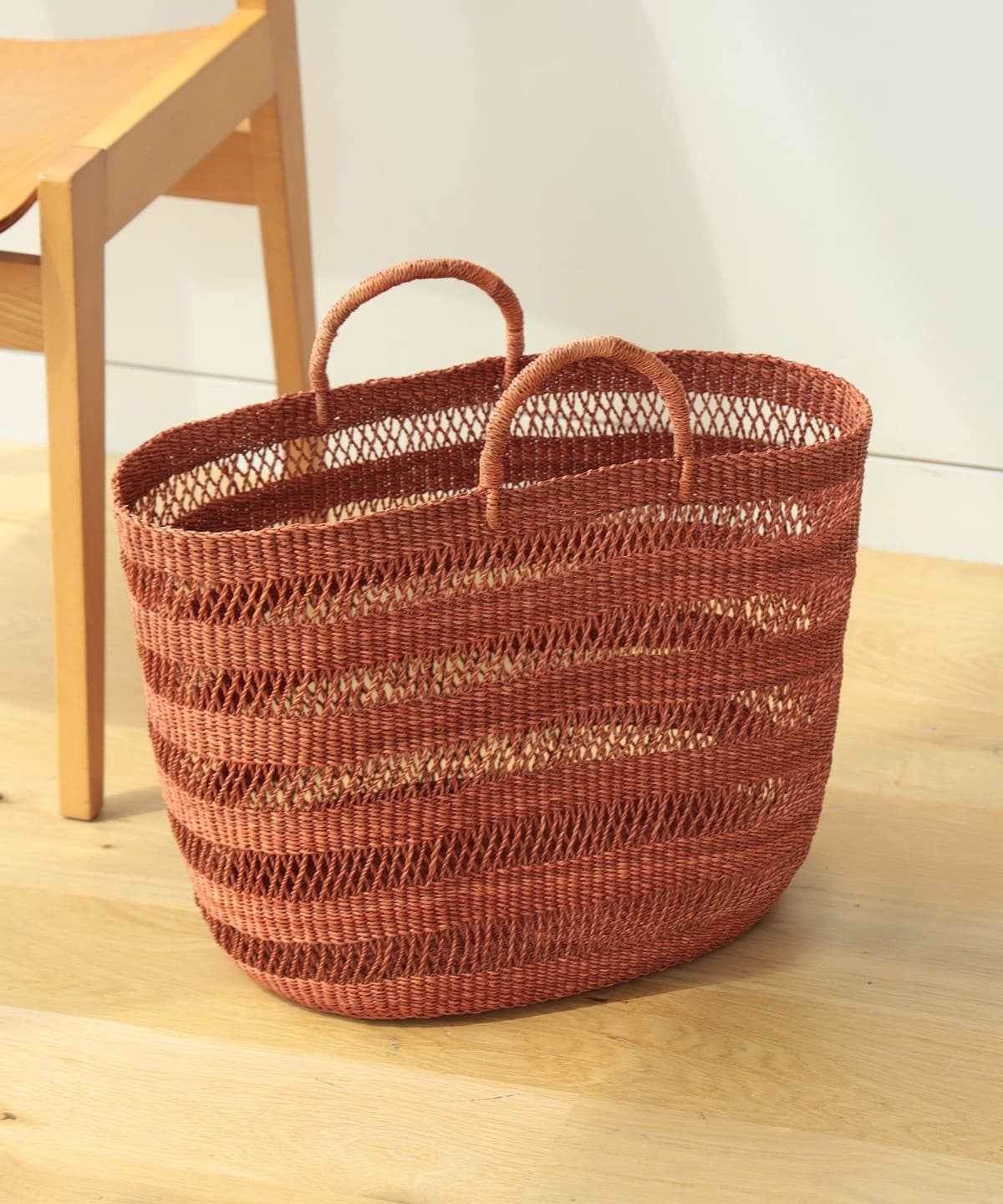 fennica（フェニカ）Babaghuri / 水草の透かし編みかご 大（バッグ