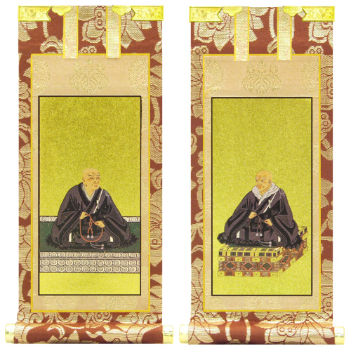 浄土真宗本願寺派の脇掛 親鸞聖人・蓮如上人 | 仏壇・仏具 滝田商店