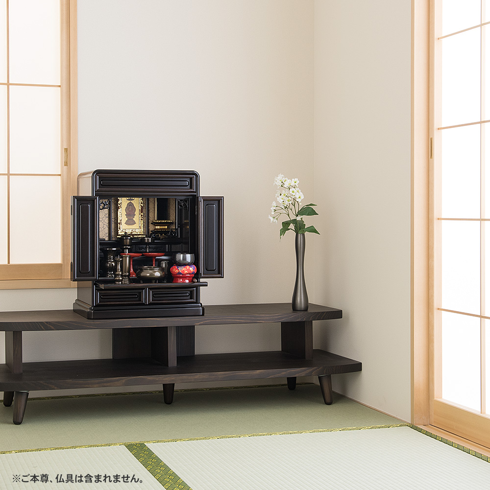 唐木 ミニ仏壇 本黒檀仏壇 No.5 16号・18号 | 東京 浅草 仏壇・仏具