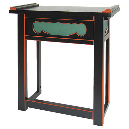 折畳式背高経机（焼香机）黒塗 2尺 | 仏壇・仏具専門店 滝田商店