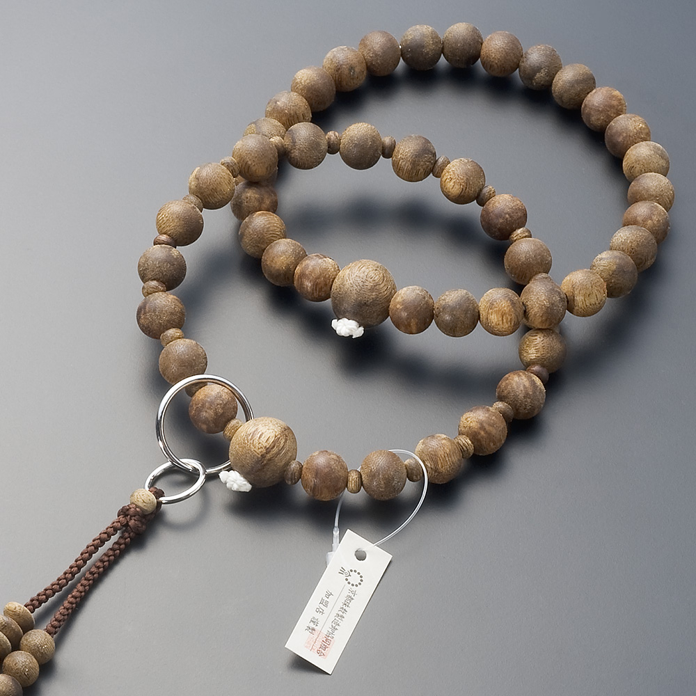 浄土宗用本式数珠【男性用】 沈香（じんこう） 三万浄土9寸 | 滝田商店