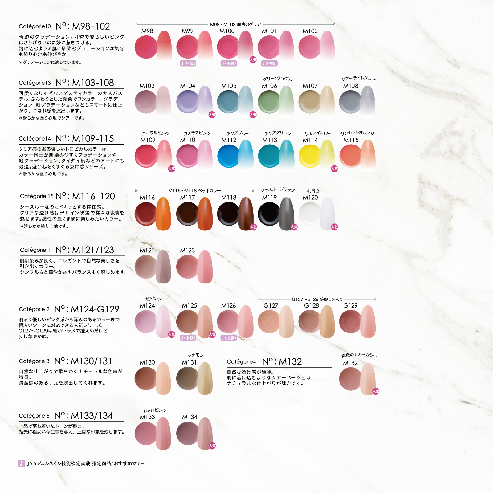 Color LineUp - NYCOGEL