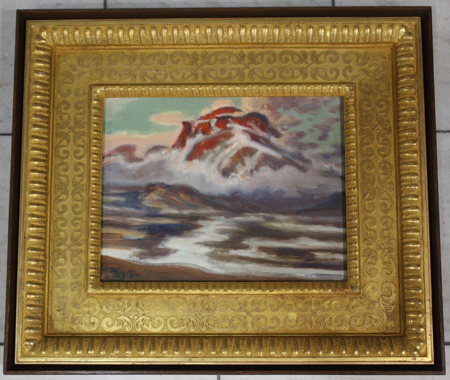 小山敬三 紅浅間 油彩画入荷 】2023年4月3日 - 【 斎藤清作品常設店