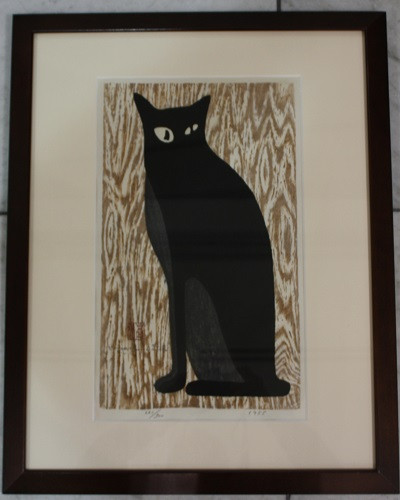 斎藤清 猫 木版画入荷 】2023年11月22日 - 【 斎藤清作品常設店 】画廊