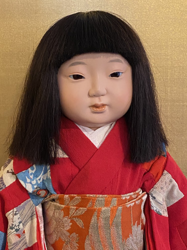 市松人形15号着物 現品限り】 市松人形 15号 刺繍 女 鹿の子 昇菊 日本人形｜Yahoo