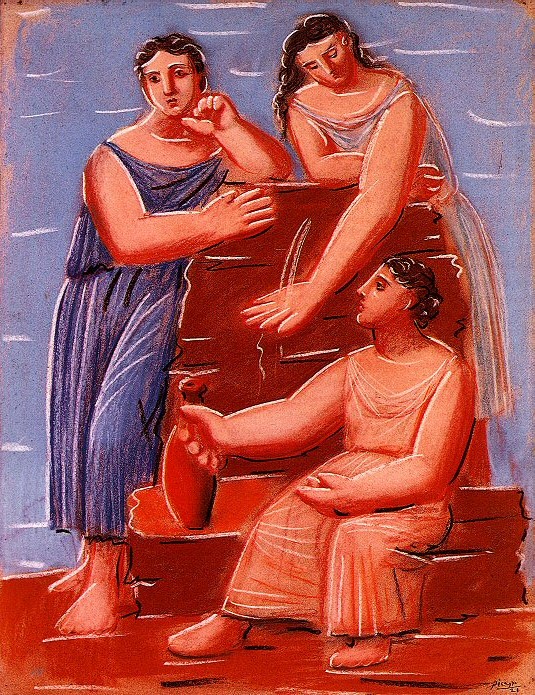 1921 Trois femmes Е la fontaine6 — Pablo Picasso (1881-1973