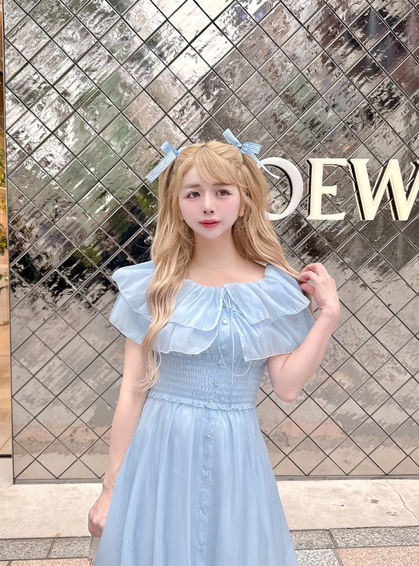 ぺチコート付き2Wayシアーロングワンピース[kz687] | レディース