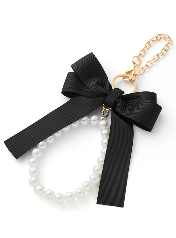 リボンパールバッグチャーム[smh18] | レディースファッション通販の