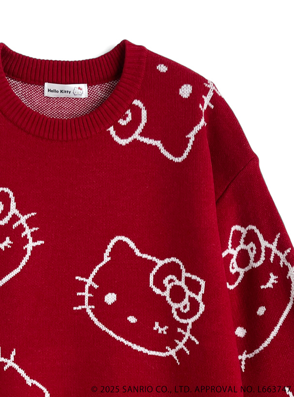 サンリオキャラクターズ ハローキティニットトップス[sf1183