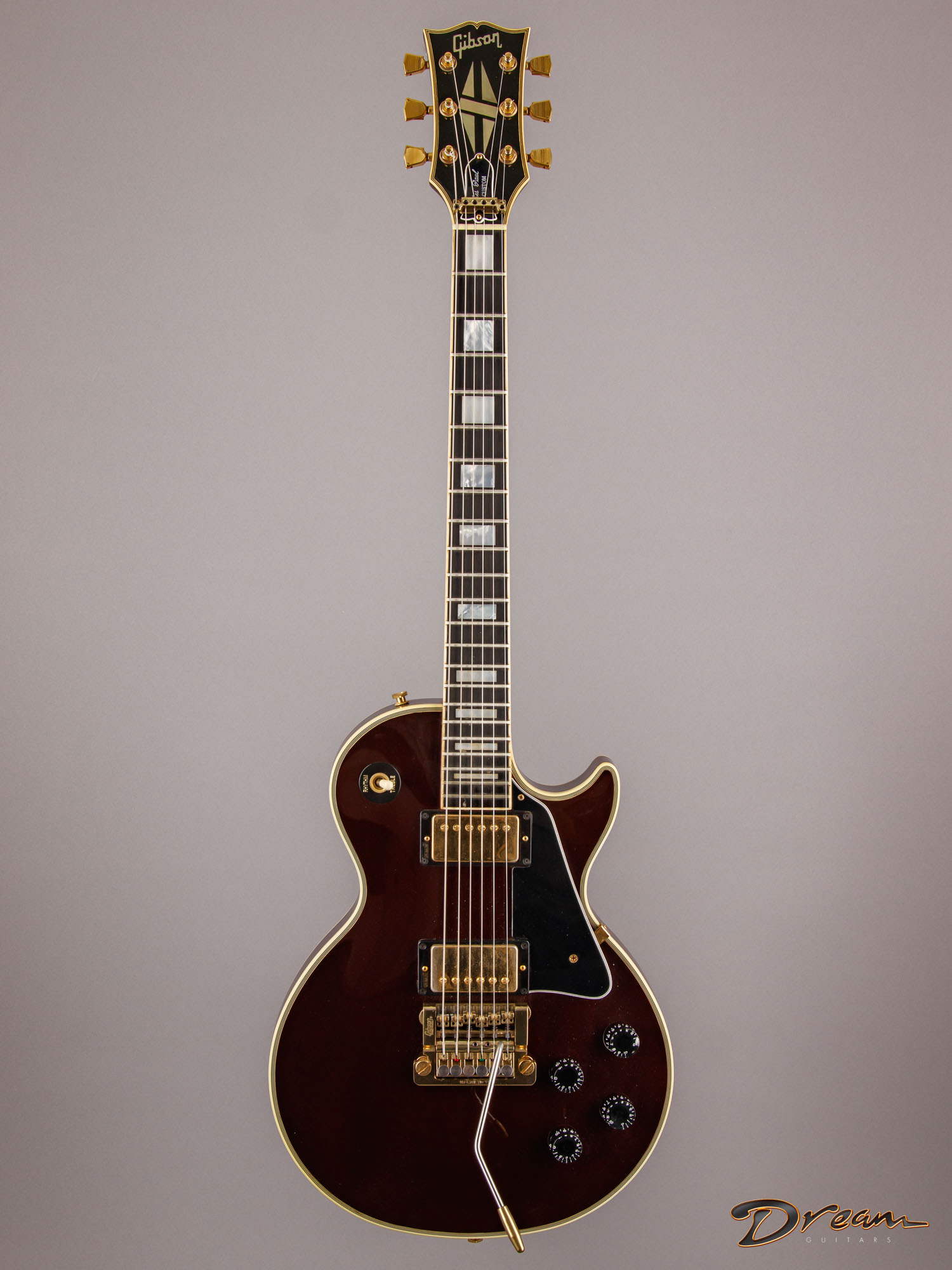 1984 Gibson Les Paul Custom, Kahler Tremolo/Wine Red Finish