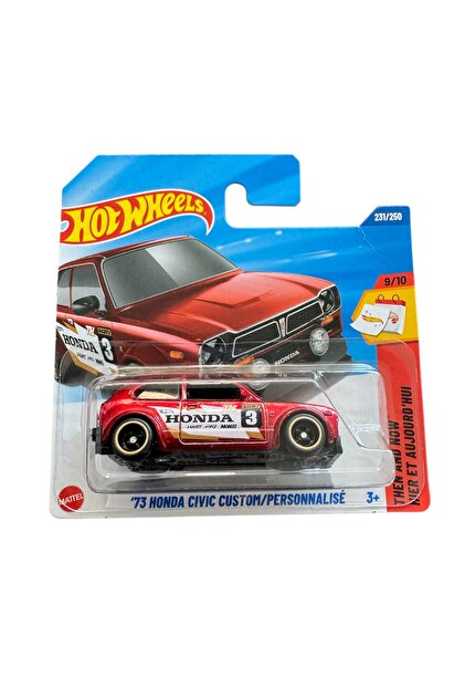 HOT WHEELS 1:64 '73 HONDA CIVIC CUSTOM/PERSONNALISE - STH - 2025