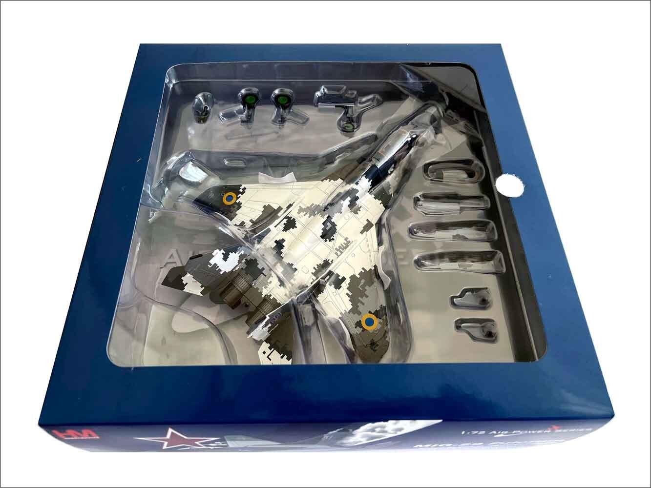 MIG 29C Fulcrum Fighter Aircraft Model | 1 72 Ukraine Air Force