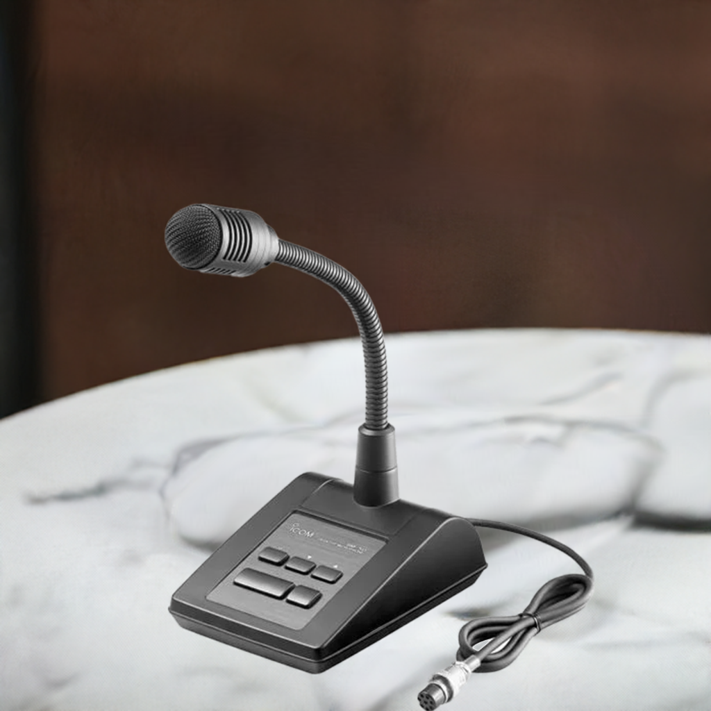 Icom SM‑50 Desktop Microphone for HF Base Stations – Radioworld UK