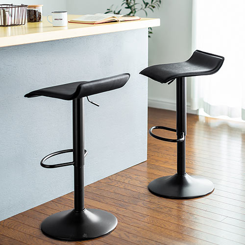 カウンターチェア（2脚セット・スツール・ハイ・バー・足置き・昇降式