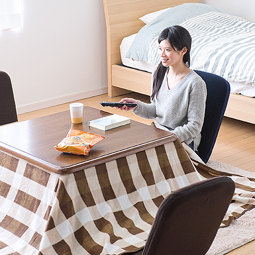 折りたたみ座椅子（こたつ座椅子・マイクロファイバー素材・14段階