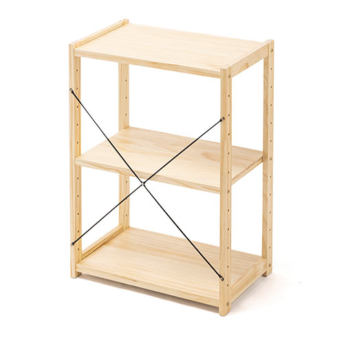 ウッドラック（ウッドシェルフ・オープンシェルフ・オープンラック・幅