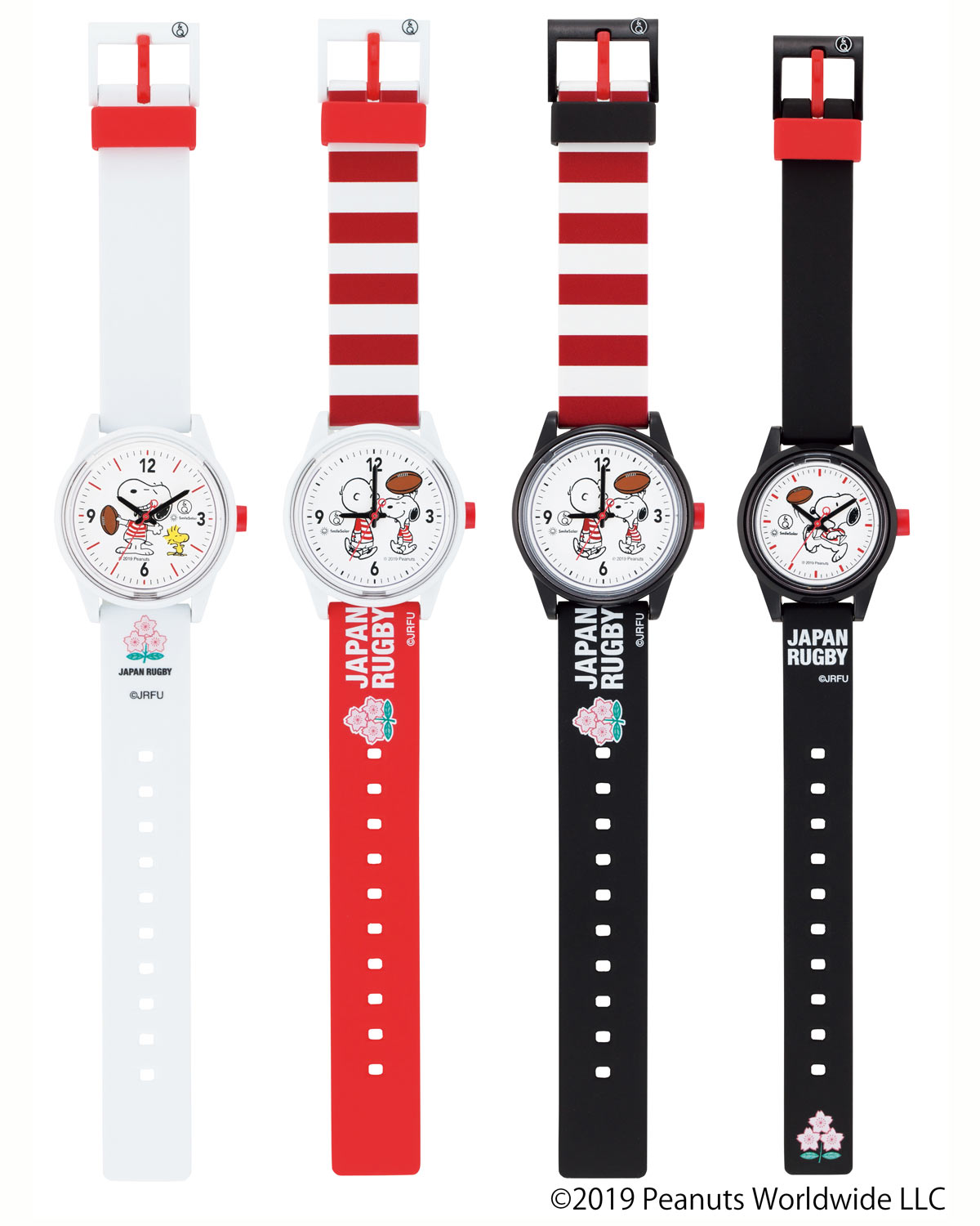 ラグビー日本代表＆スヌーピーが人気のソーラーウオッチとコラボ