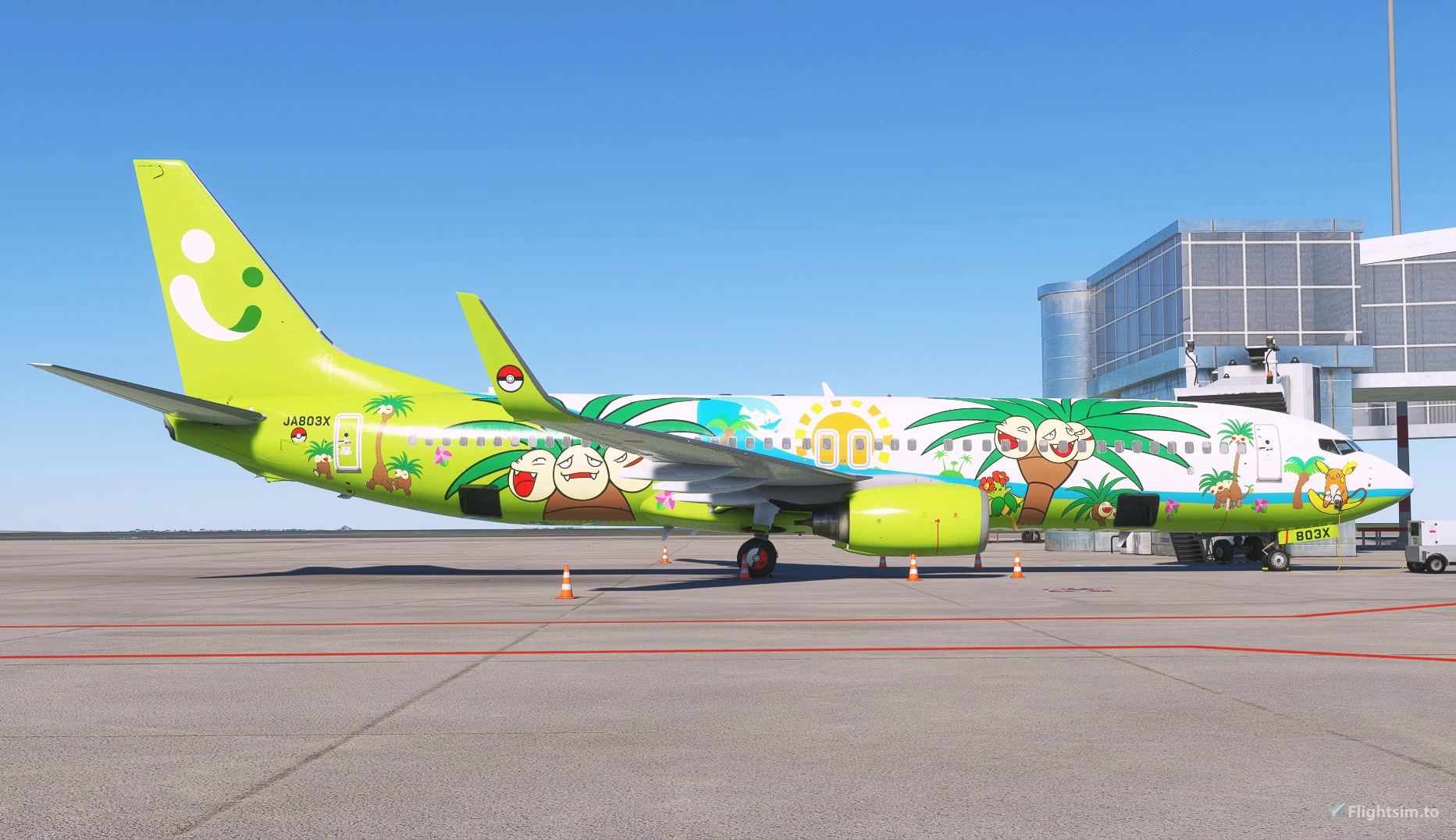 Solaseed Air (Nassi Jet) JA803X - PMDG 737-800 for Microsoft