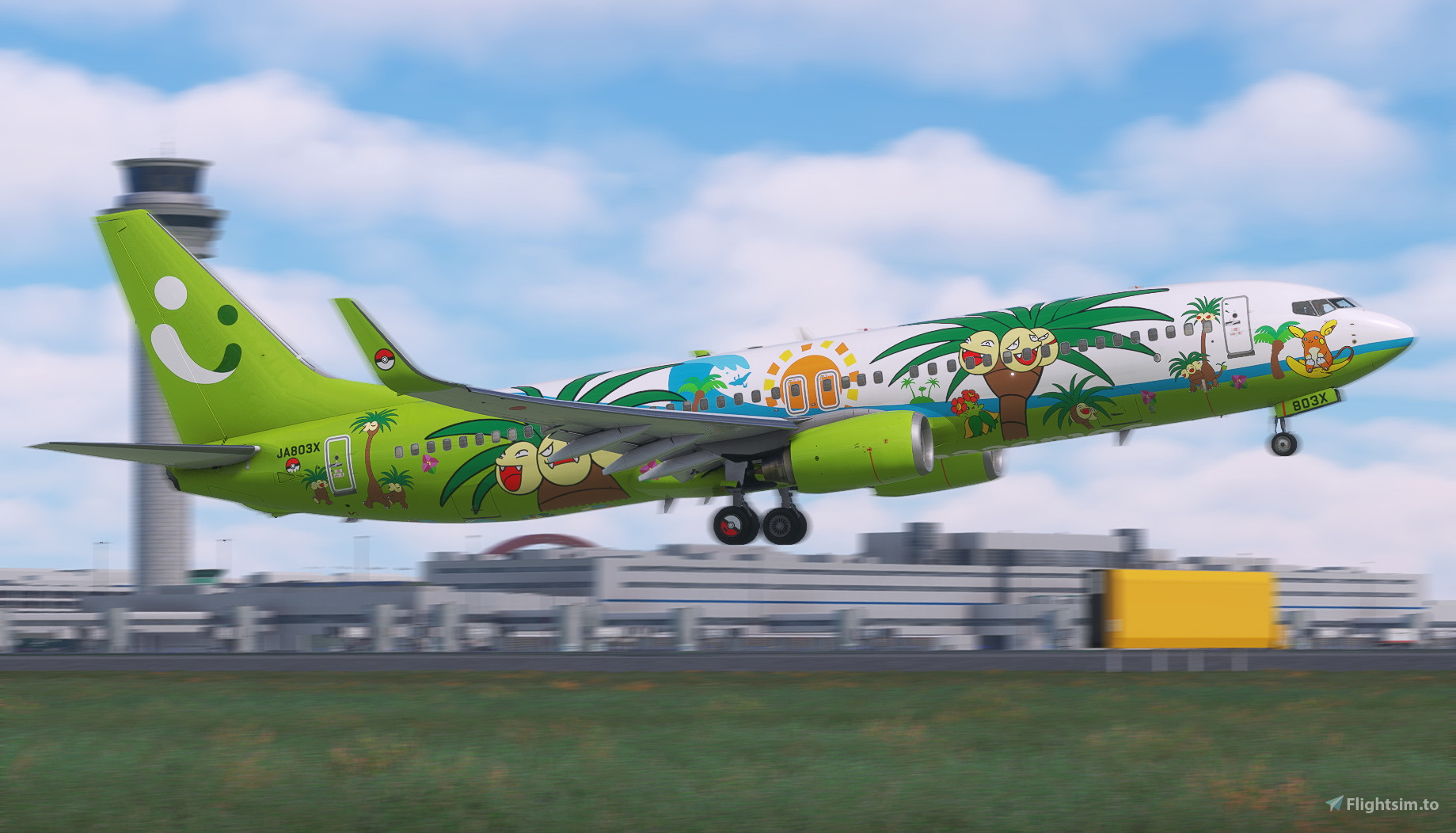 Solaseed Air (Nassi Jet) JA803X - PMDG 737-800 for Microsoft