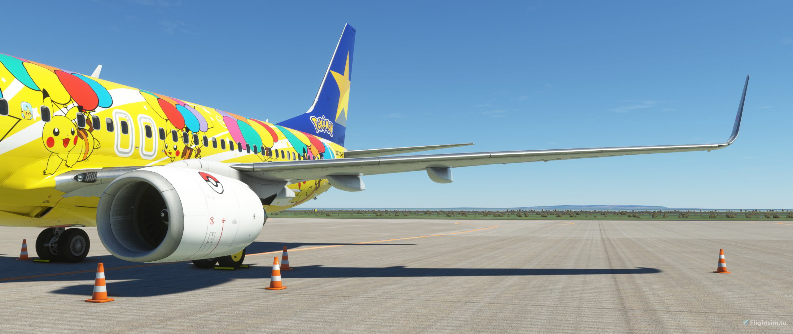 SKYMARK JA73AB Pikachu JET BC1 (2021) for Microsoft Flight