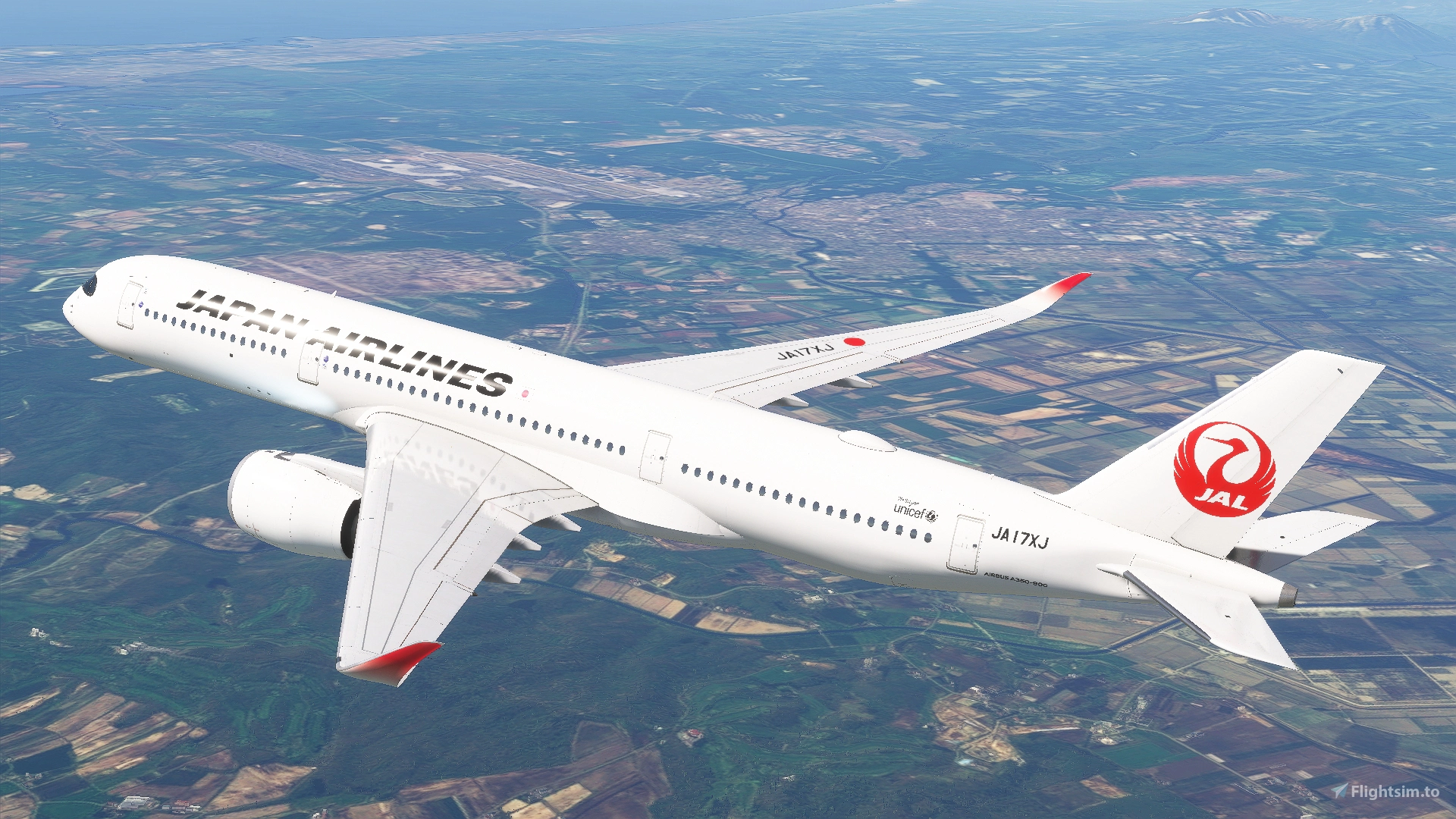 Japan Airlines JA17XJ A350-900 のために Microsoft Flight Simulator