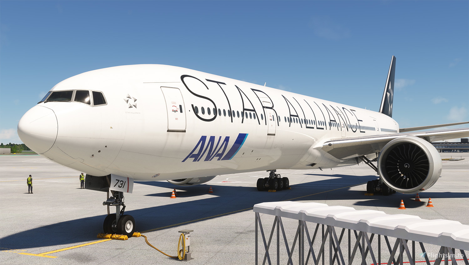 PMDG B777-300ER | All Nippon Airways | STAR ALLIANCE | JA731A の
