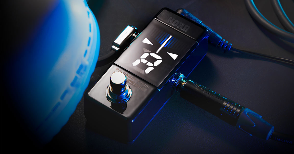 Pitchblack X mini - CHROMATIC PEDAL TUNER | KORG (Japan)