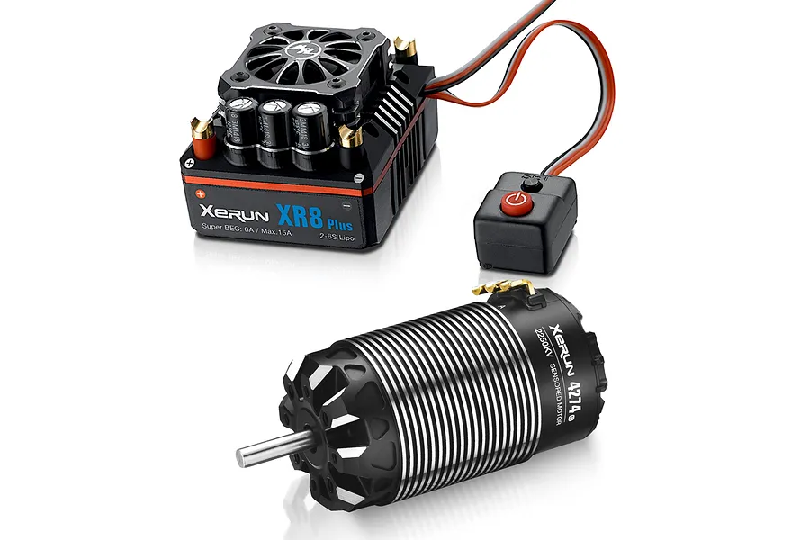 Hobbywing XeRun XR8 Plus 4274SD 2250Kv G3 Sensored Brushless Motor