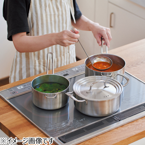 ハンズオリジナル Hand Marks 毎日使いたくなる重ねられるステンレス鍋