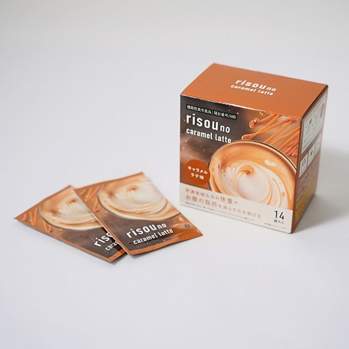 risou no caramel latte リソウノキャラメルラテ 14包 ※軽減税率対象
