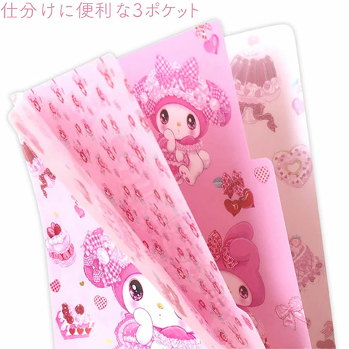 クローズ・ピン サンリオキャラクターズ×飴ノ森ふみか A5クリア