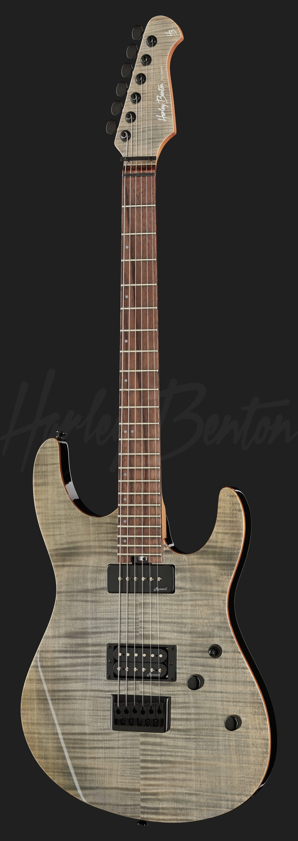 HP-42 Grey Flame - Harley Benton